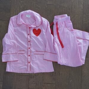 Lake x Atlantic-Pacific Pajama Set Pink Womens Size XXS